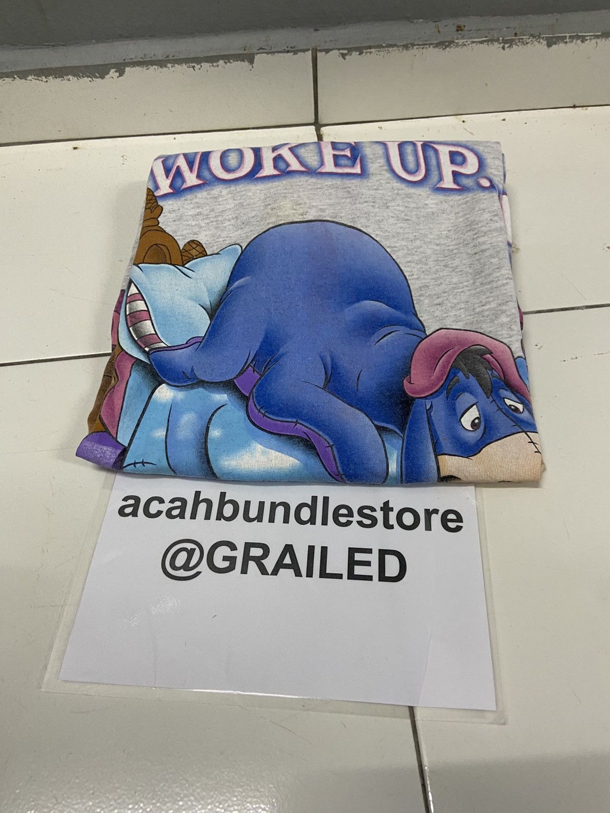 Disney VINTAGE EEYORE SLEEP DISNEY TEE SHIRT Size US XL / EU 56 / 4 - 14 Thumbnail