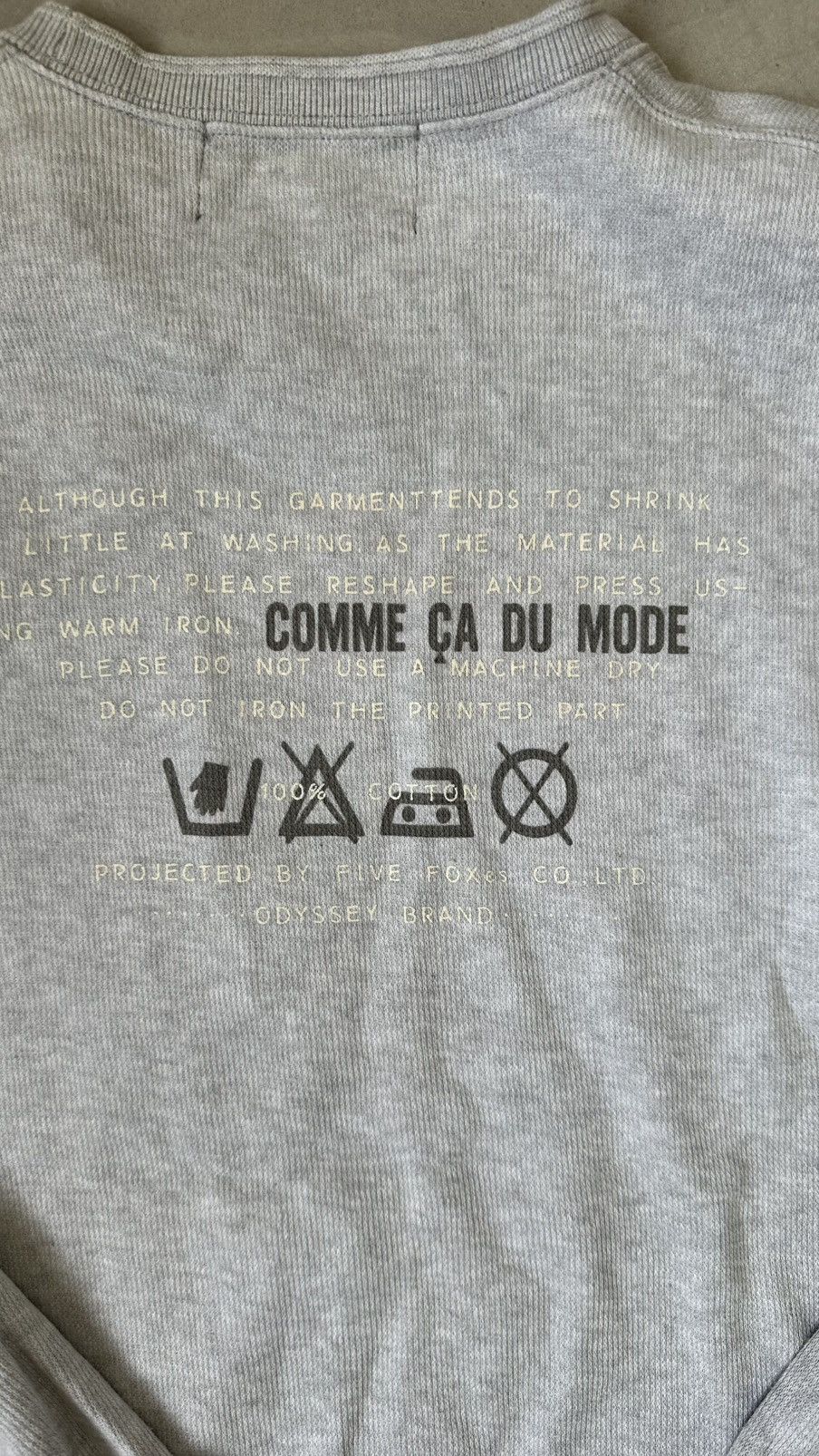 Vintage VINTAGS ODYSSEY COMME CA DU MODE SWEATSHIRT Size US L / EU 52-54 / 3 - 7 Thumbnail