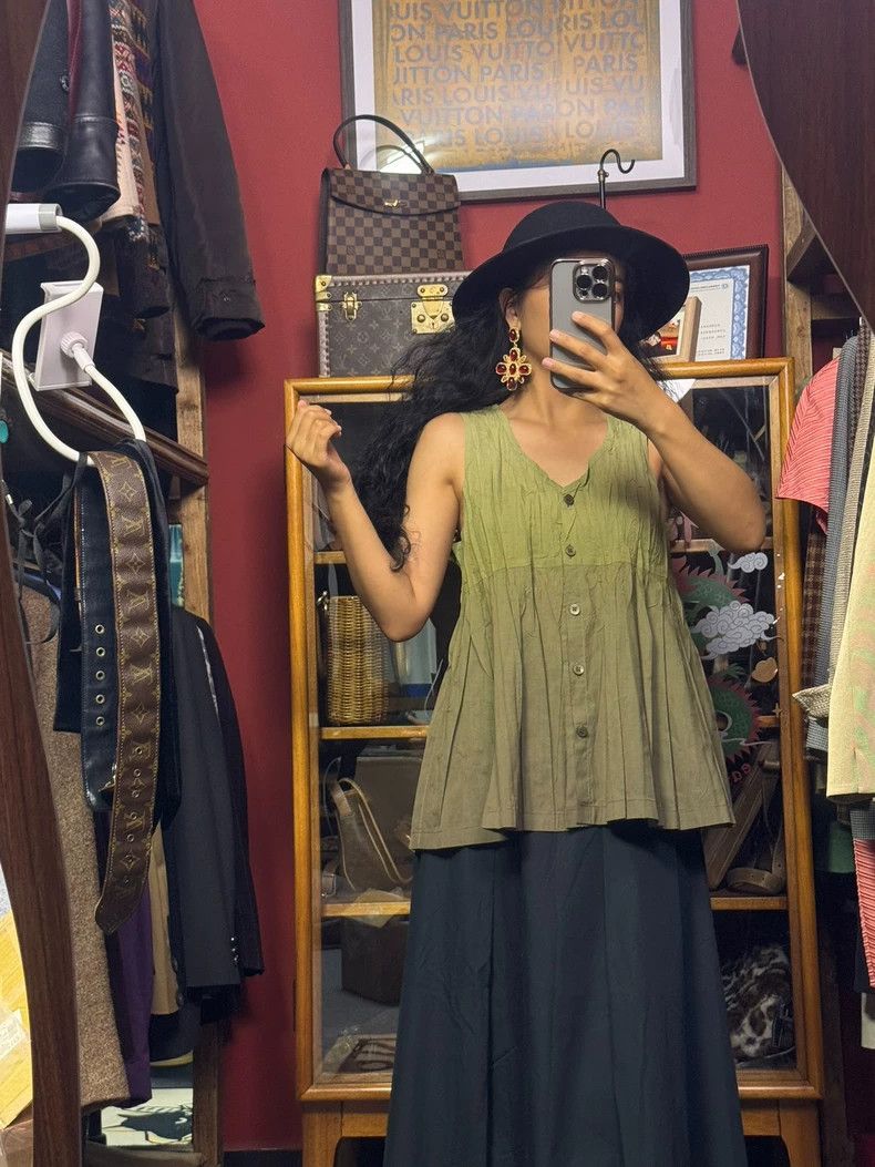 Issey Miyake issey miyake size:3 Pleated sleeveless waistcoat Size XXS / US 00 / IT 34 - 2 Thumbnail