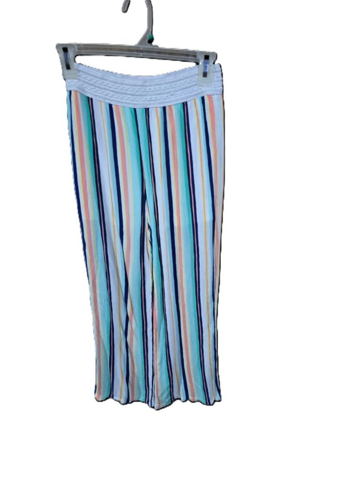 Other Amy Byer Activewear Pants Multicolor Stripes Lined Girls Lrg Size US 26 / EU 42 - 2 Thumbnail