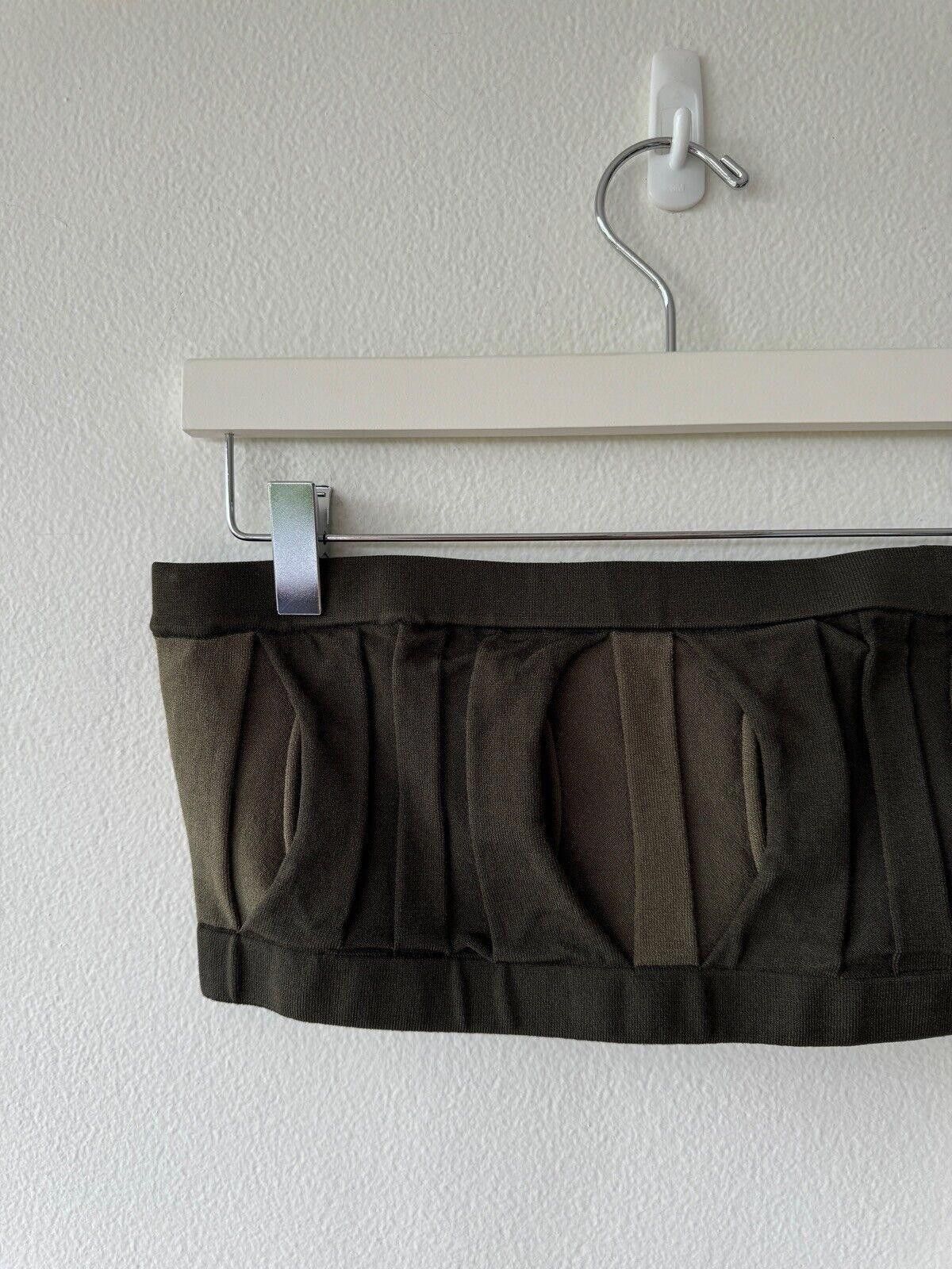 Dion Lee New dion lee double hosiery tube top crop green large 12 8 Size L / US 10 / IT 46 - 2 Thumbnail