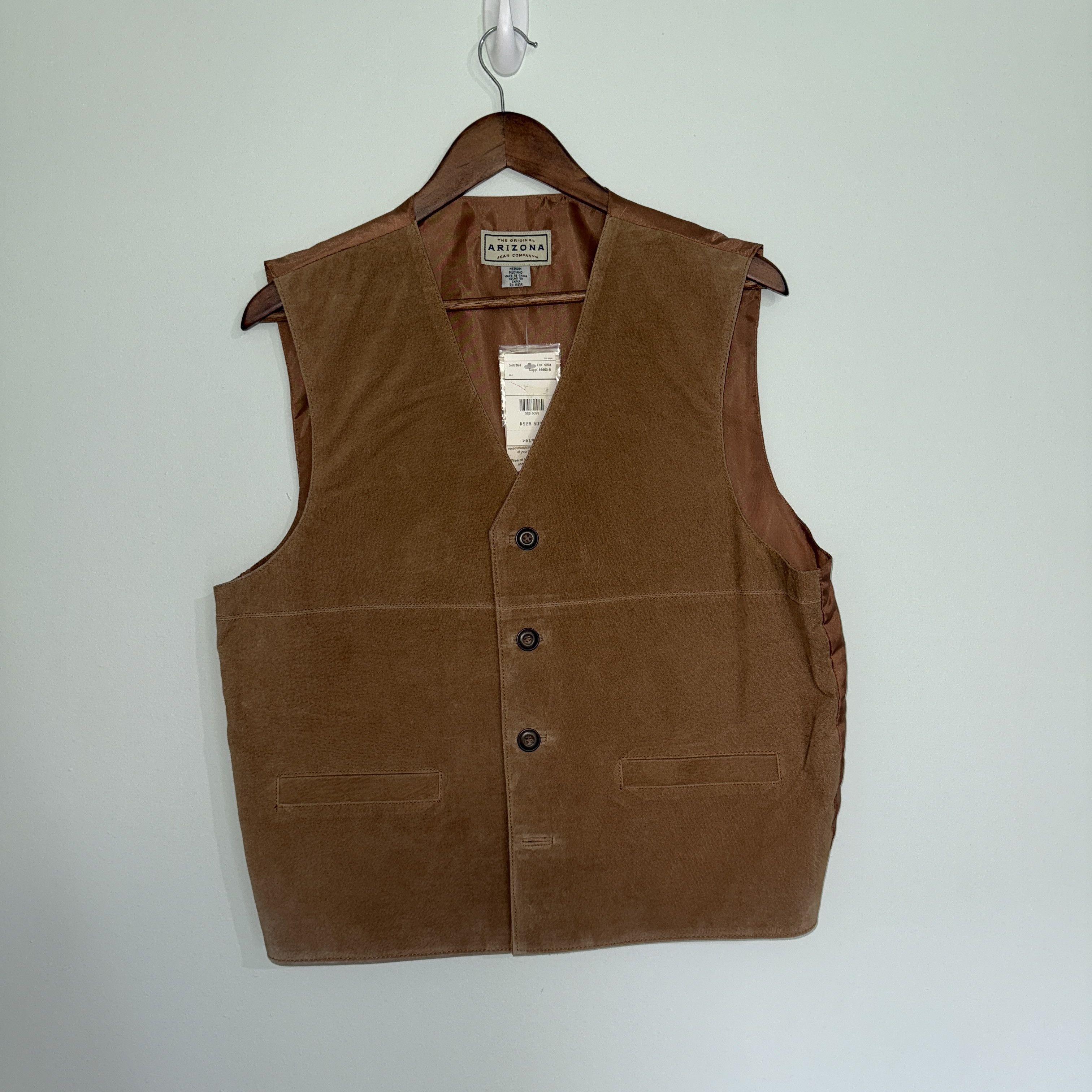 Arizona Jean Co. Arizona Jean Co. Genuine Leather Vest Medium (NWT) Size US M / EU 48-50 / 2 - 1 Thumbnail