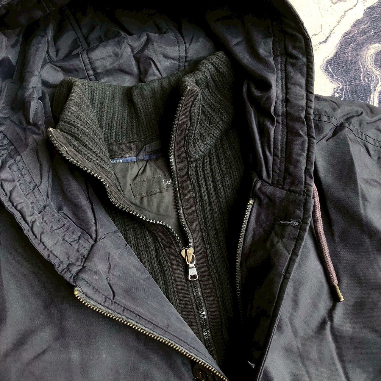 Calvin Klein Vintage Calvin Klein Jeans Hooded Layered Jacket Size US XL / EU 56 / 4 - 6 Thumbnail