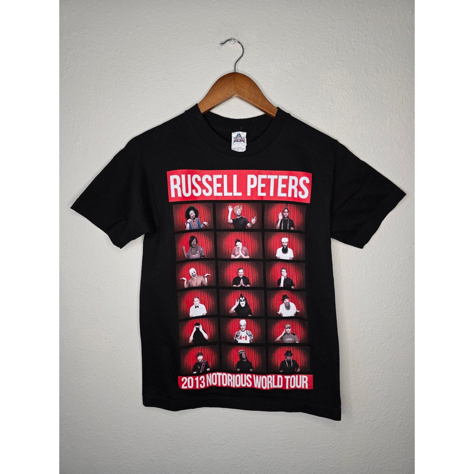 Other Russel Peters 2013 Notorious World Tour S Black Comedy Tee Size US S / EU 44-46 / 1 - 1 Thumbnail