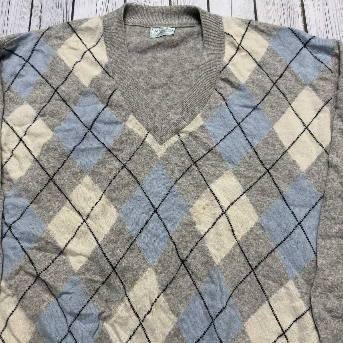 Benetton × Vintage Vintage Benetton angora sweater Size US M / EU 48-50 / 2 - 3 Thumbnail