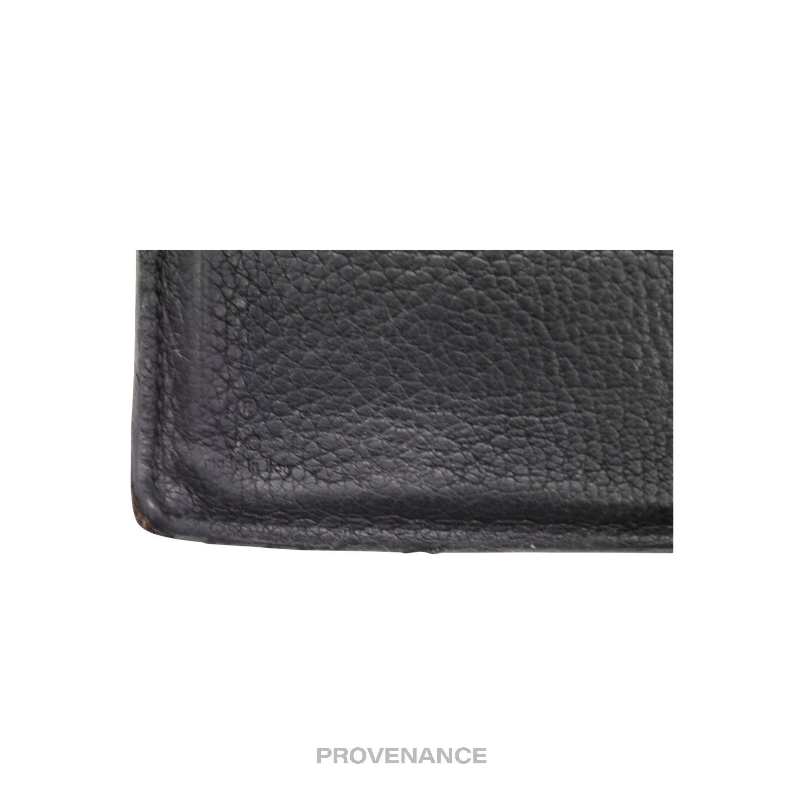 Gucci 🔴 Gucci Vintage Logo Bifold Wallet - Black Leather Size ONE SIZE - 6 Thumbnail
