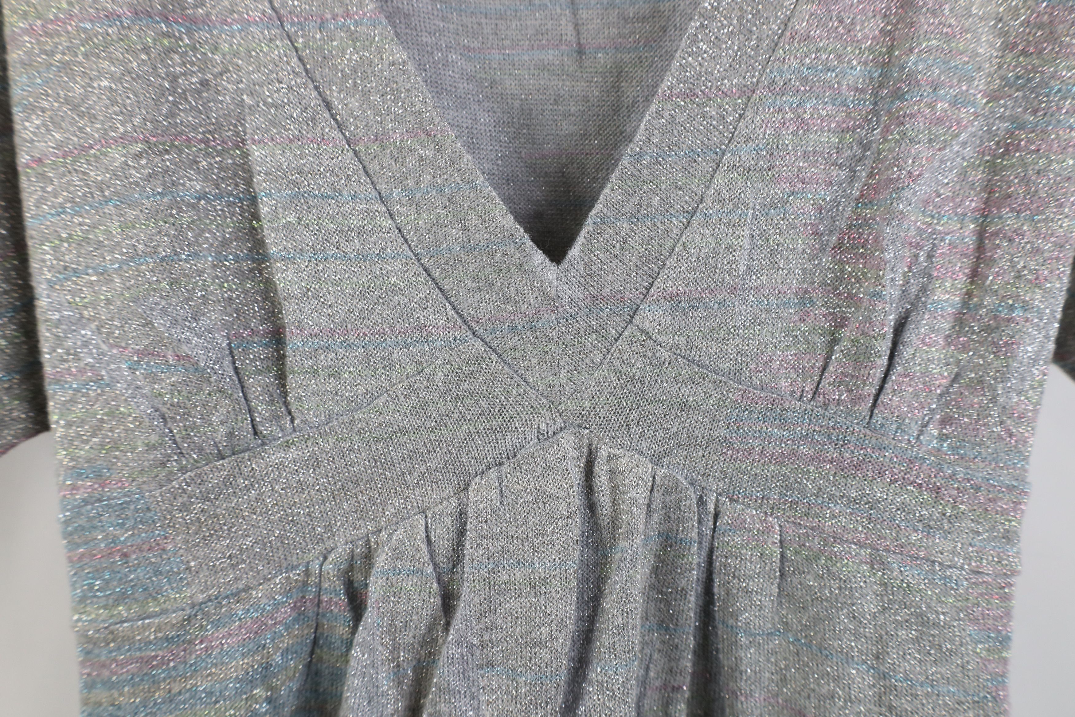 Forever 21 Vintage Y2K Forever 21 Metallic Babydoll Bella Knit Shirt Size M / US 6-8 / IT 42-44 - 5 Thumbnail