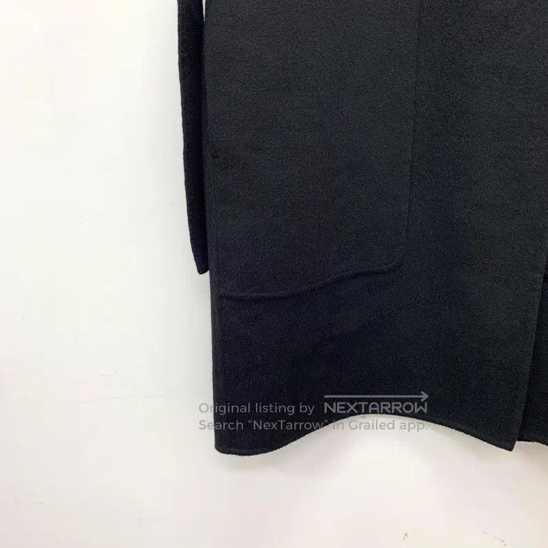 Hermes Hermes Black Cashmere Fringe Sleeveless Belted Coat Jacket Size XXS / US 00 / IT 34 - 4 Thumbnail