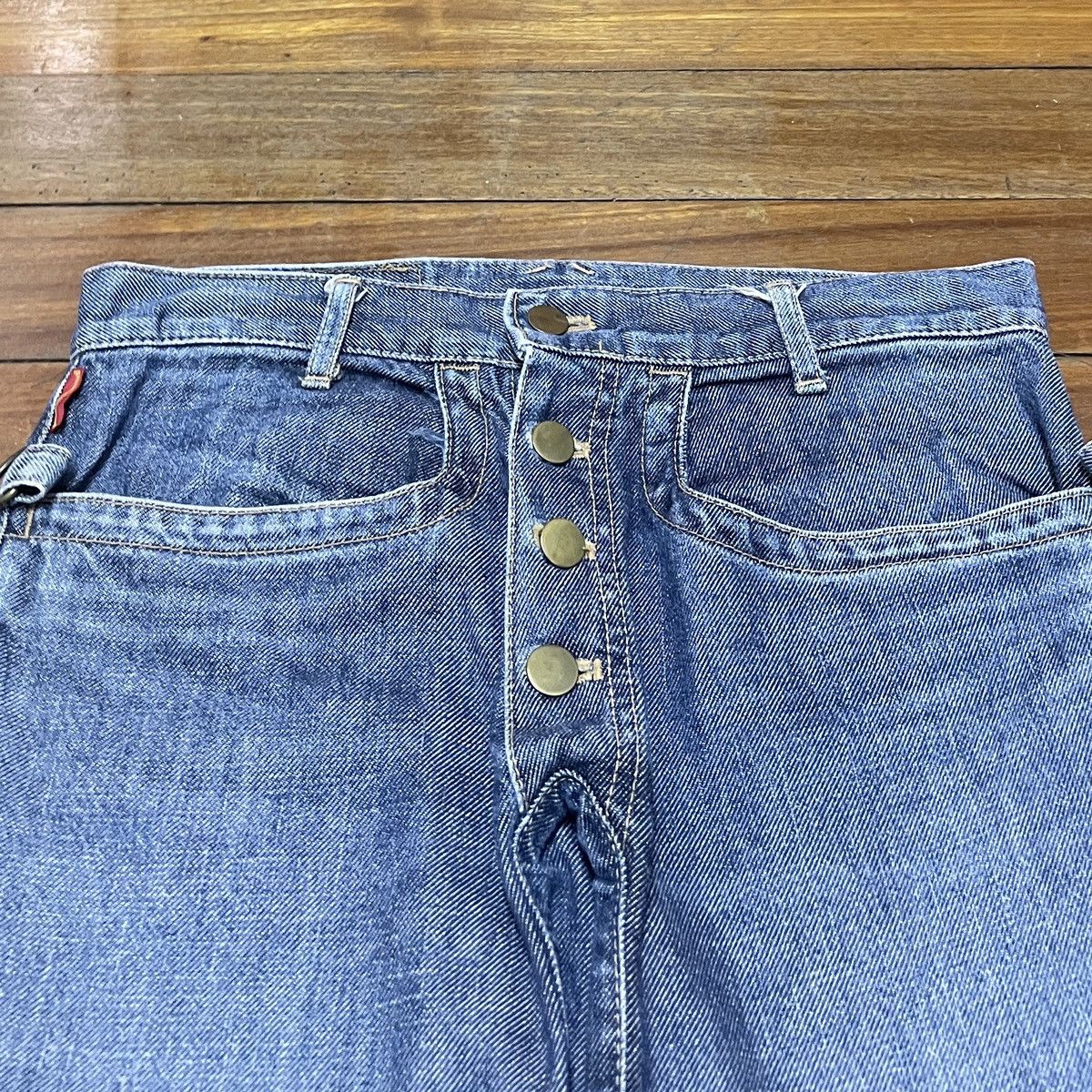 Beauty Beast Very Rare Vintage Brand Beauty Beast Cropped Jeans 2000s Size US 29 - 3 Thumbnail