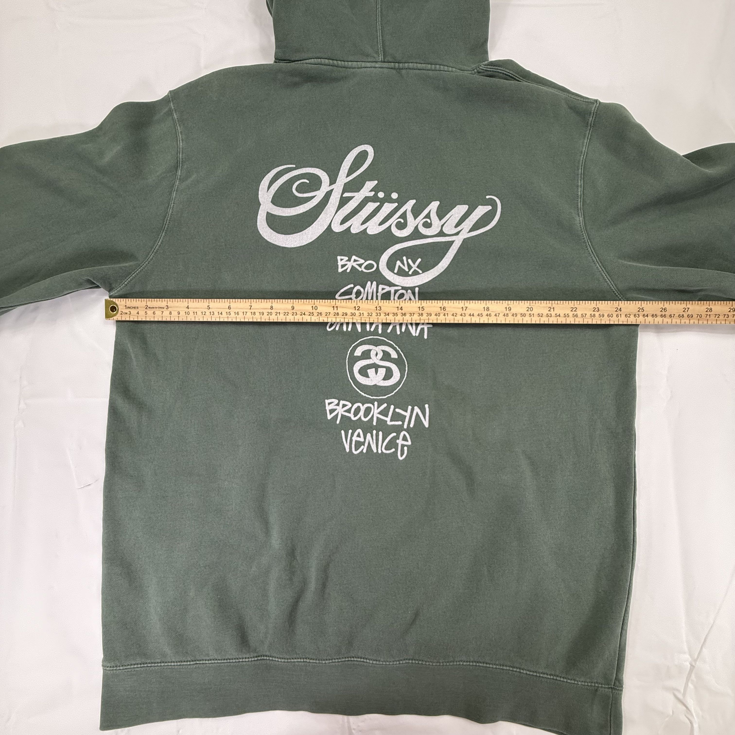 Stussy Stussy World Tour Hoodie XXL Faded Graphic Pullover Mens Size US XXL / EU 58 / 5 - 3 Thumbnail