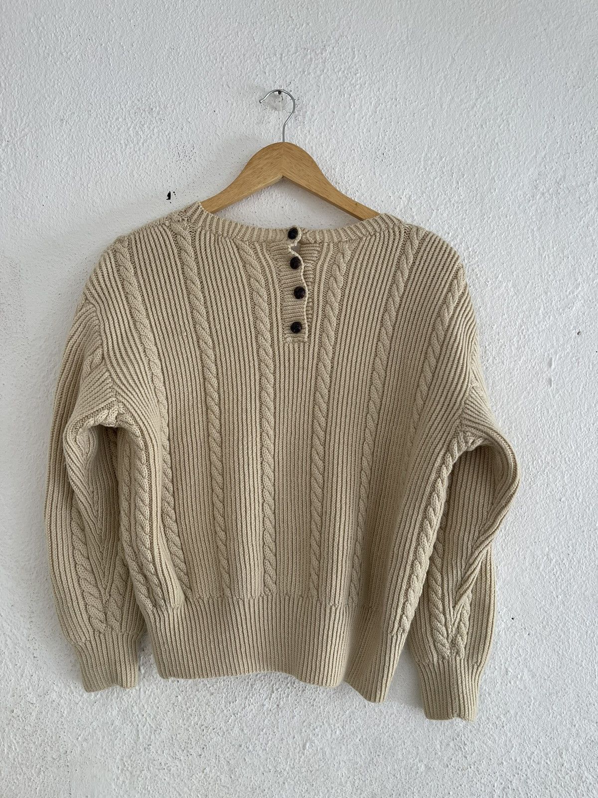 Burberry Vintage Burberrys Cable Knit Sweaters Burberry Size M / US 6-8 / IT 42-44 - 2 Thumbnail