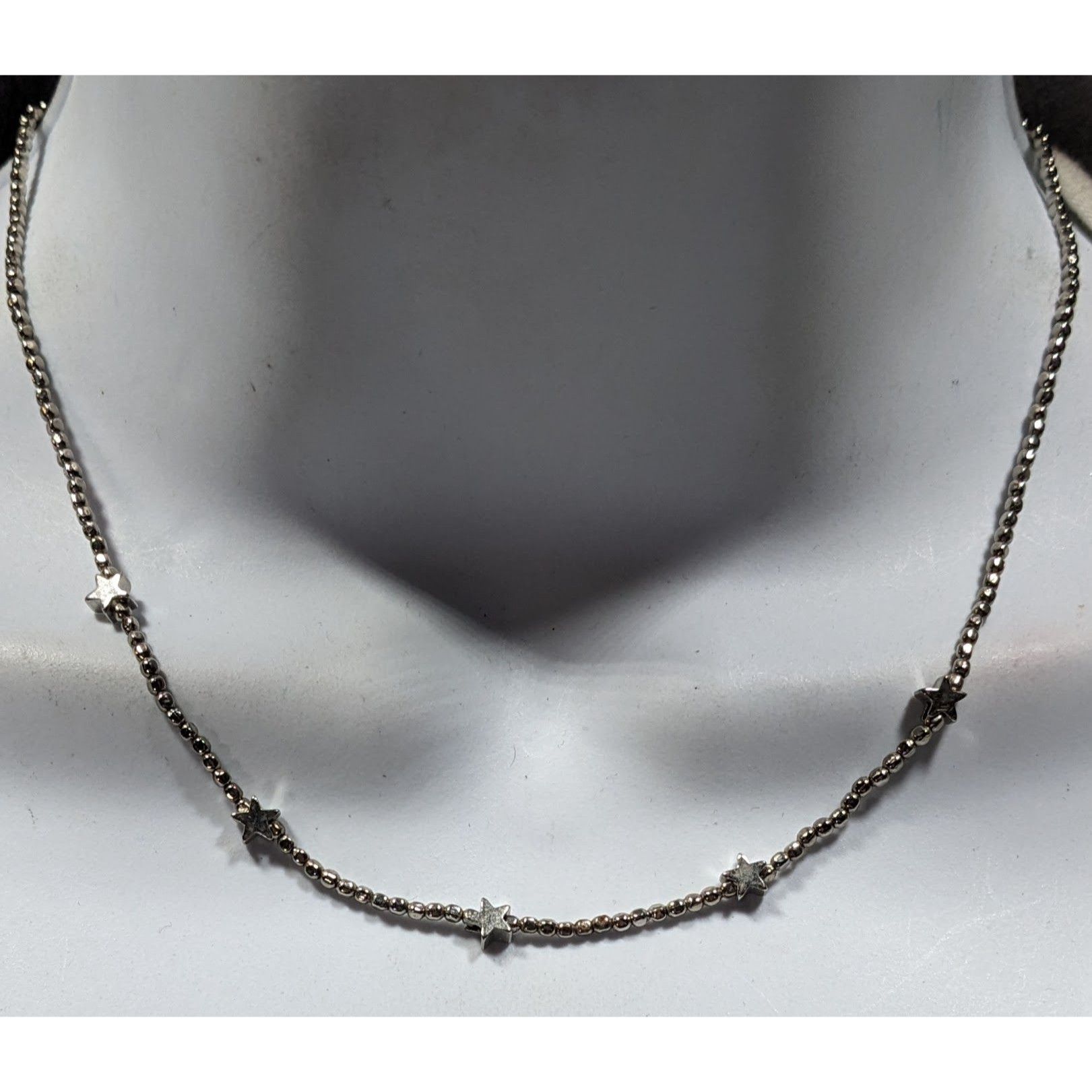 Other Minimalist Star Silver Tone Beaded Necklace Size ONE SIZE - 2 Thumbnail