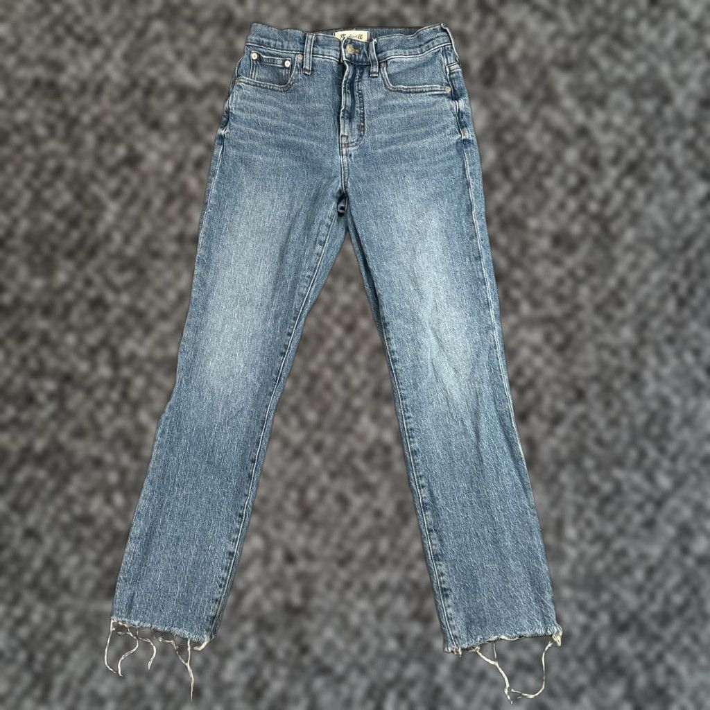 Madewell VINTAGE Madewell Women’s Jeans Tapered Fit High Rise Light Wash 27Inch Size 27" / US 4 / IT 40 - 1 Thumbnail