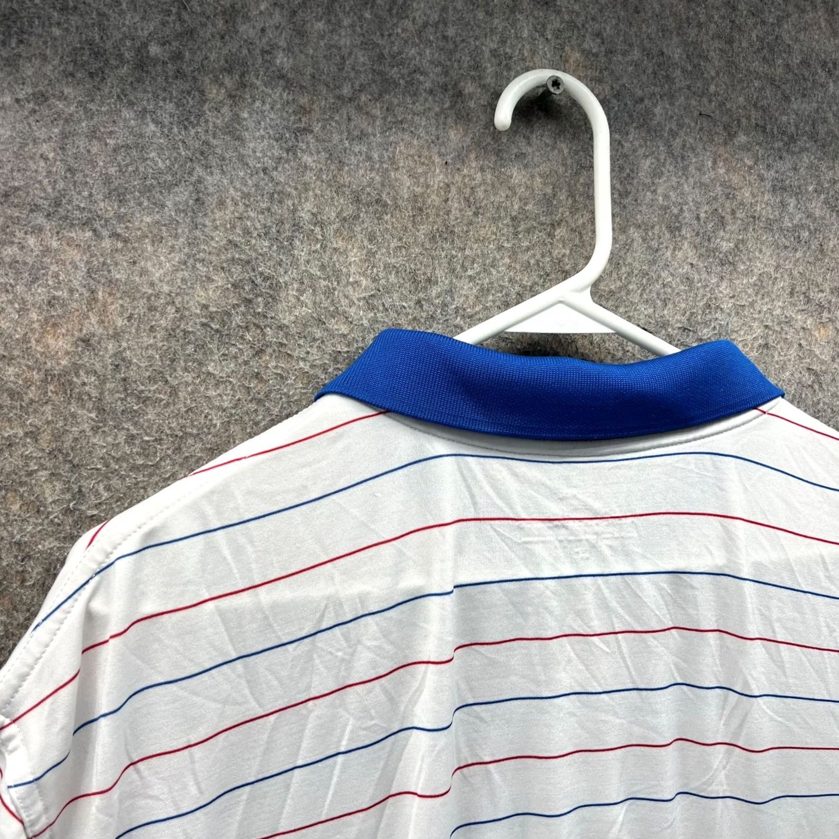 Vineyard Vines Vineyard Vines Polo Shirt Mens XL White Blue Striped Whale Preppy Stretch Extra Size US XL / EU 56 / 4 - 4 Thumbnail