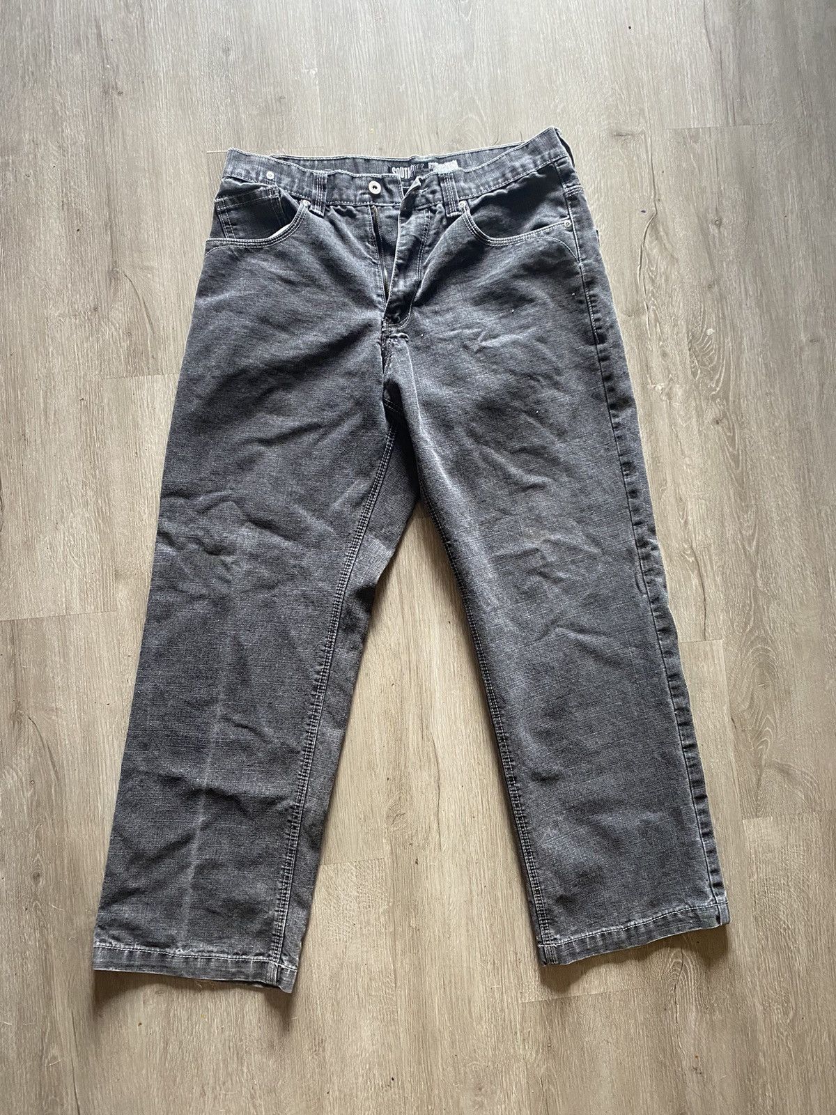 Southpole × Vintage Baggy Southpole Embroidered Y2K Jeans Size US 34 / EU 50 - 2 Thumbnail