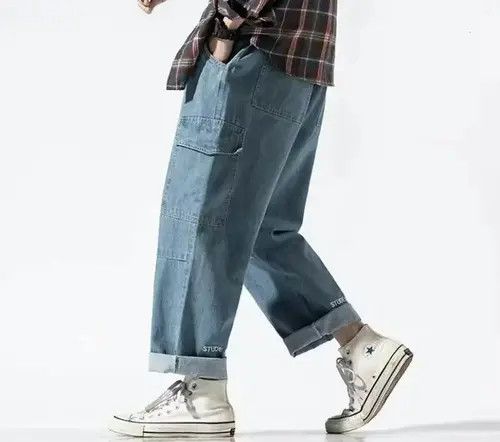 Japanese Brand Denim jeans streetwear oversize Size US 32 / EU 48 - 2 Thumbnail