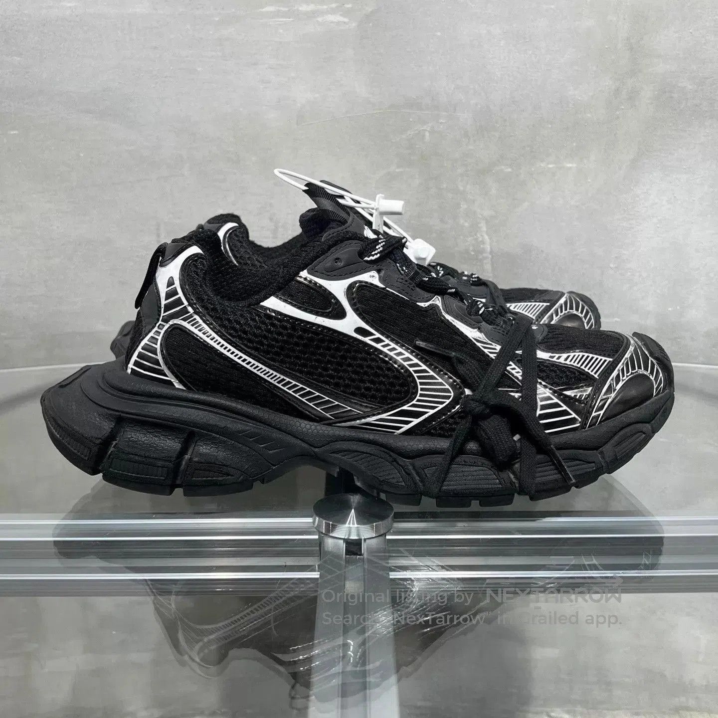 Balenciaga Black Hitop Sneakers Size 8. Size US 8 / EU 41 - 4 Thumbnail