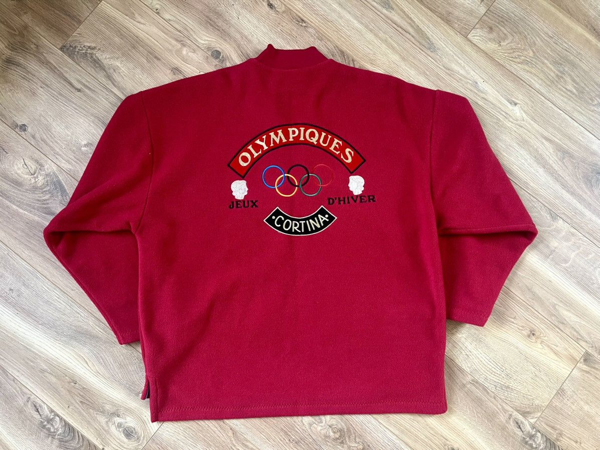 Adidas Adidas Olympic Collection Vintage Fleece Cortina Grenoble Size US M / EU 48-50 / 2 - 2 Thumbnail