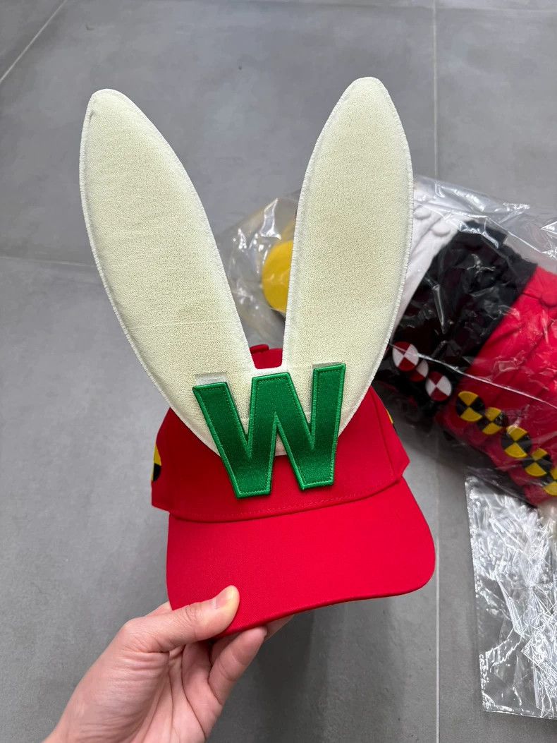 Walter Van Beirendonck walter van beirendonck Rabbit Ear Velcro Cap Size ONE SIZE - 1 Thumbnail