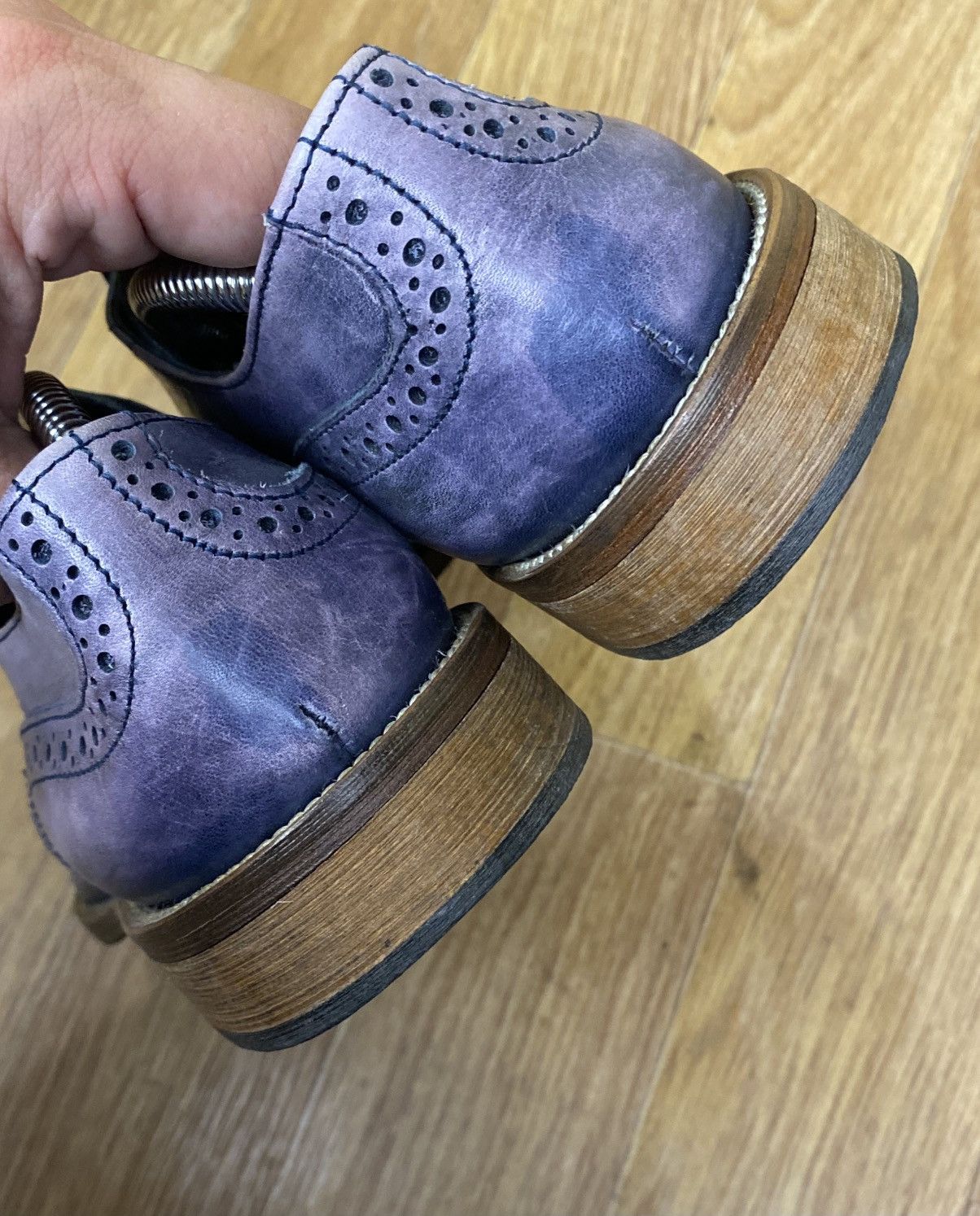 Other Andrea Nobile Italian Luxury Oxford Shoes Beautiful Patina Size US 11 / EU 44 - 7 Thumbnail