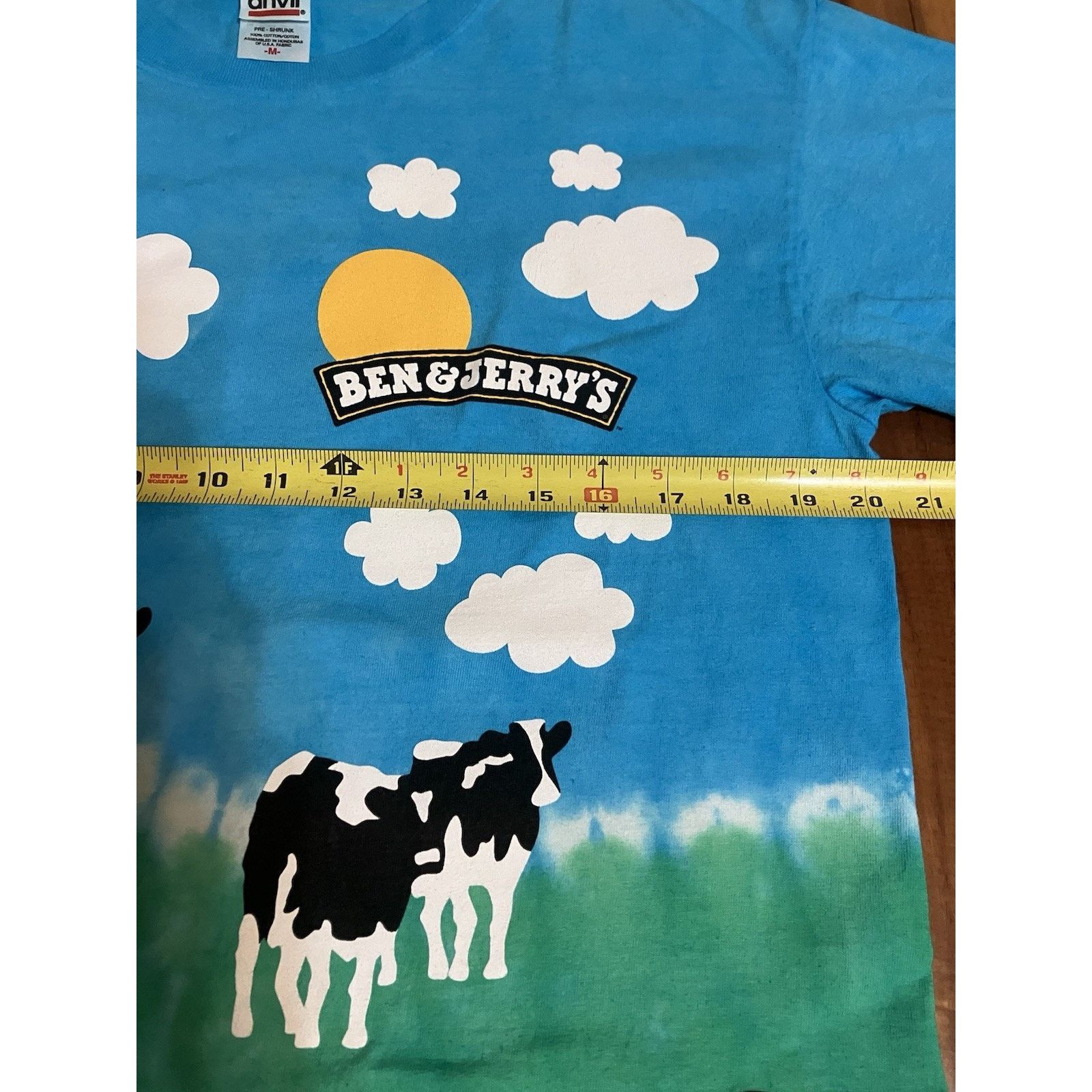 Anvil Ben & Jerry’s Euphoria AOP Ice Cream T-Shirt Size M Tie Dye Size US M / EU 48-50 / 2 - 11 Thumbnail