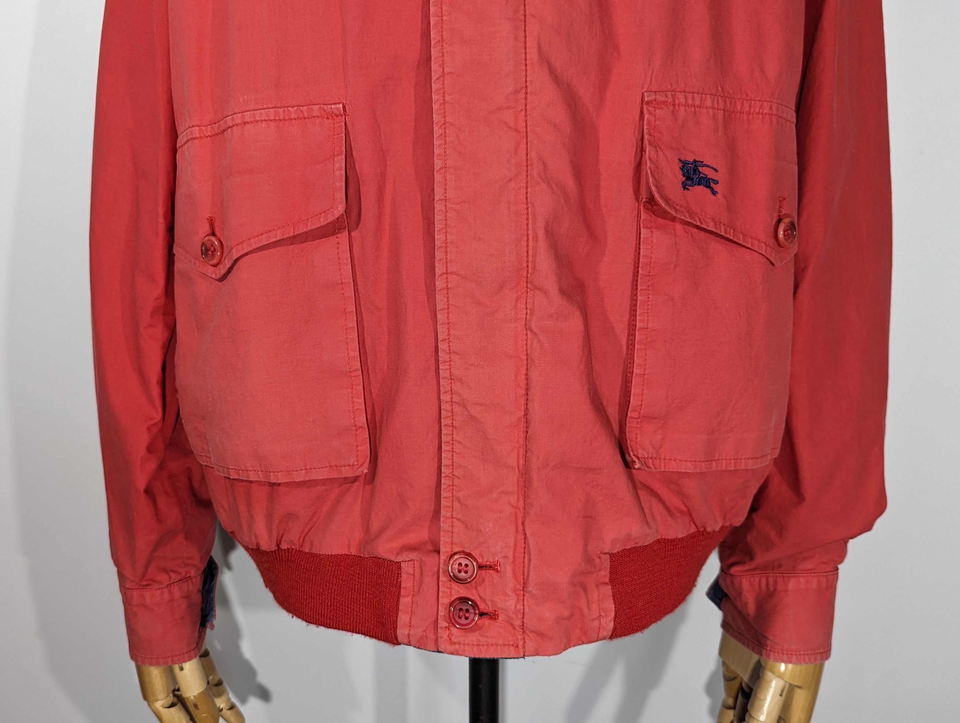 Burberry Vintage Burberrys Double-Sided Bomber Jacket England Luxury Size US XL / EU 56 / 4 - 7 Thumbnail