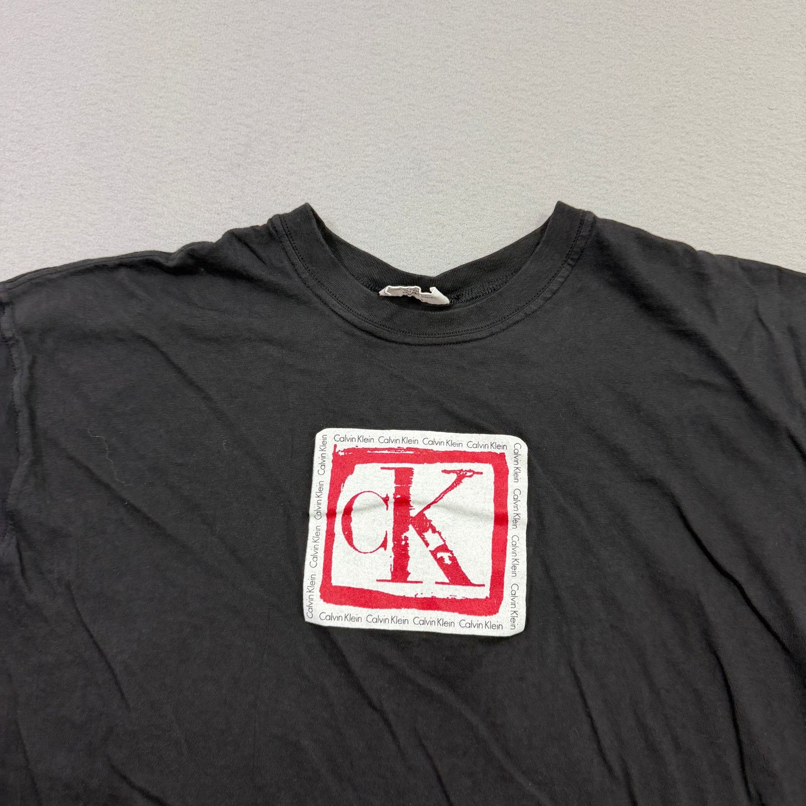 Calvin Klein Vintage Calvin Klein Logo Shirt Extra Large Single Stitch Size US XL / EU 56 / 4 - 2 Thumbnail