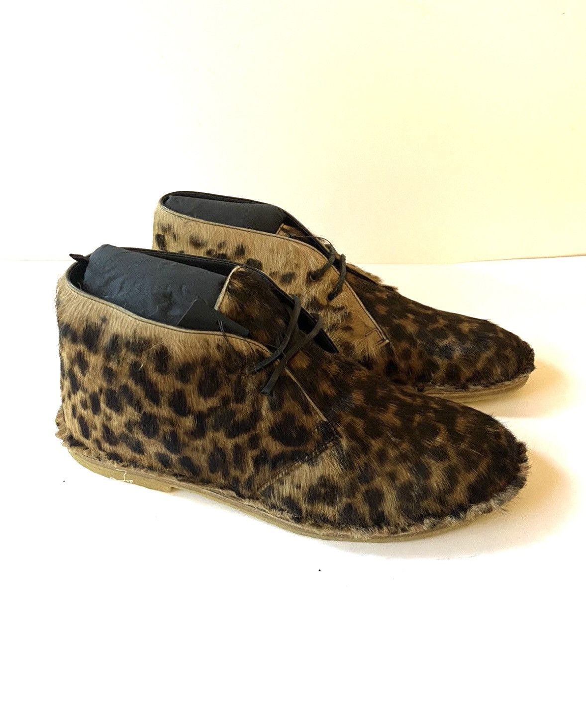 Saint Laurent Paris Saint Laurent Wolf Lynx Pony Hair Boots $1195 Size US 13 / EU 46 - 3 Thumbnail