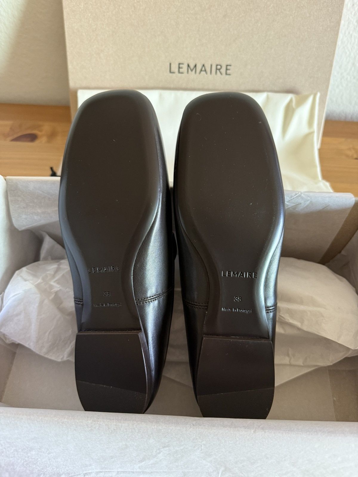 Lemaire LEMAIRE Leather Soft Loafers Women’s size 38 RARE Size US 8 / IT 38 - 3 Thumbnail