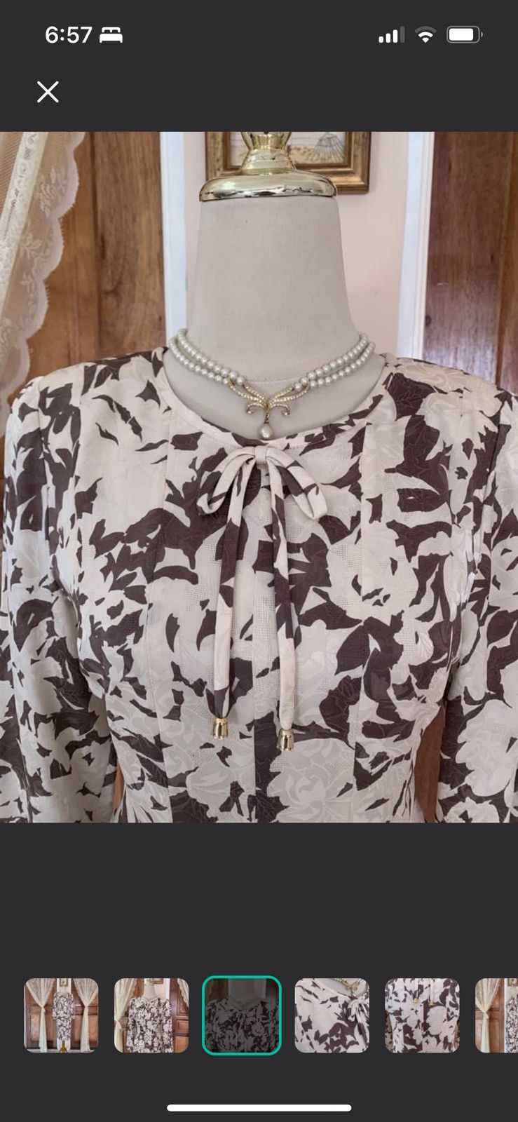 Pierre Balmain Pierre Balmain Vintage Silk Dress Size M / US 6-8 / IT 42-44 - 3 Thumbnail