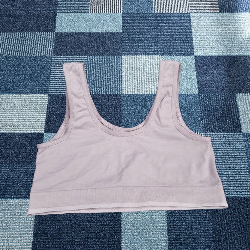 Lucky Brand Lucky Brand Bra Women Medium Pink Bralette Seamless Wide Strap Comfort Stretch Size ONE SIZE - 1 Thumbnail