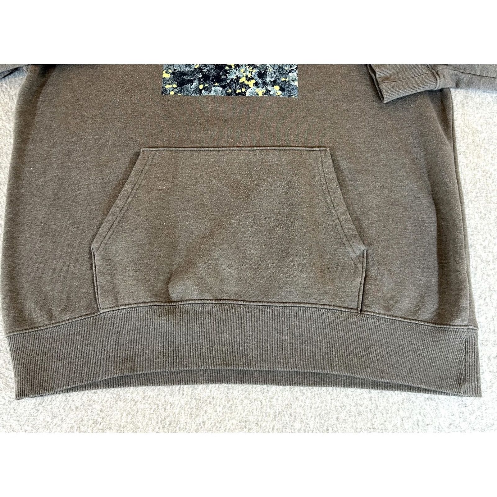 The North Face The North Face Hoodie Mens Large Pullover Graphic Print Hooded Fleece Gray Sweatshirt Size US L / EU 52-54 / 3 - 2 Thumbnail