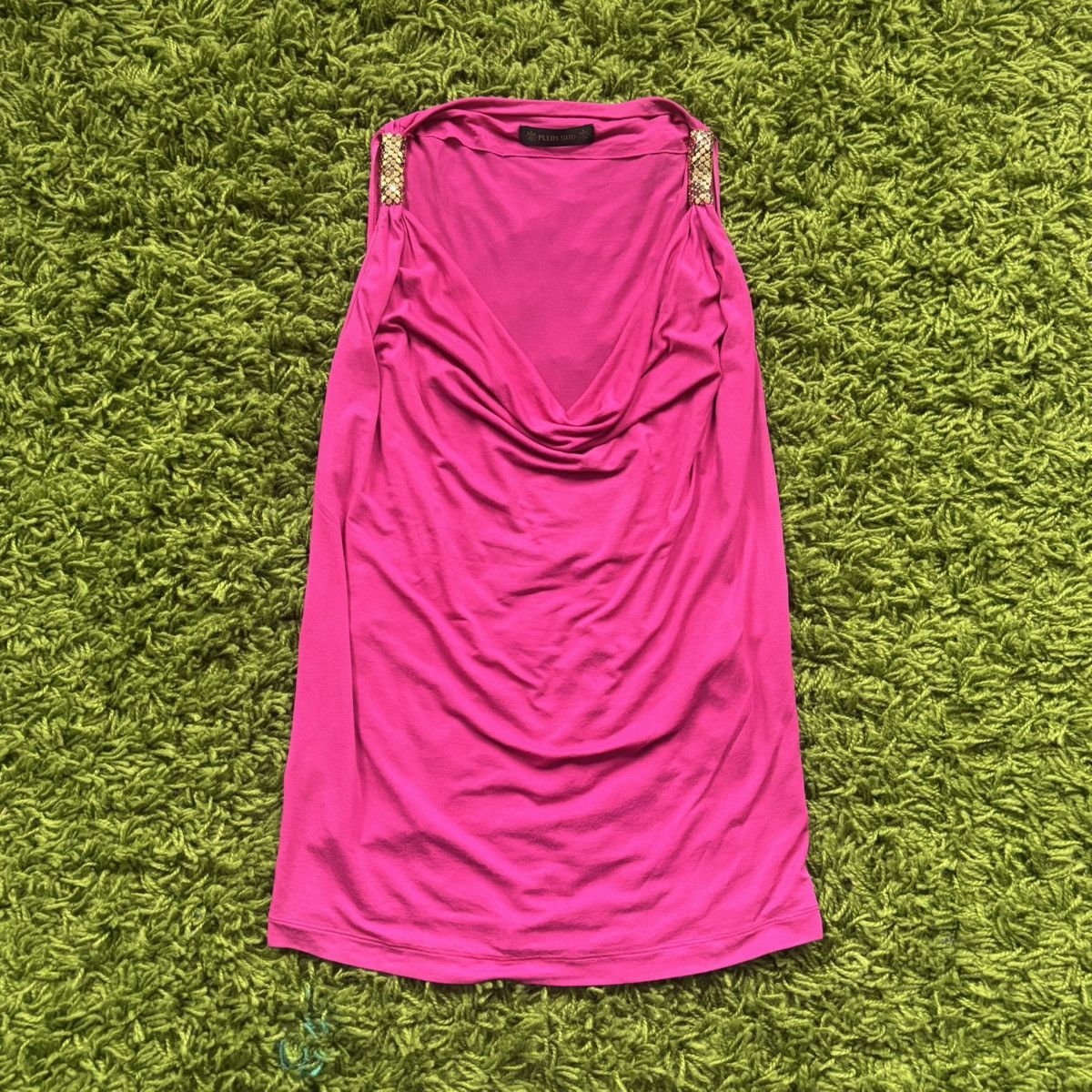 plein sud Mid-2000s Chainmail Strap Top Size M / US 6-8 / IT 42-44 - 1 Thumbnail