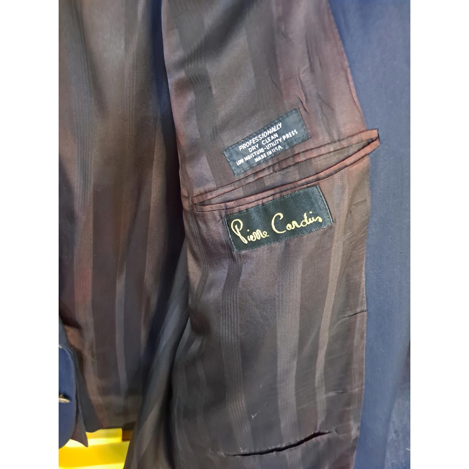 Pierre Cardin Pierre Cardin Blue Bronze Button Blazer Size 48R - 5 Thumbnail