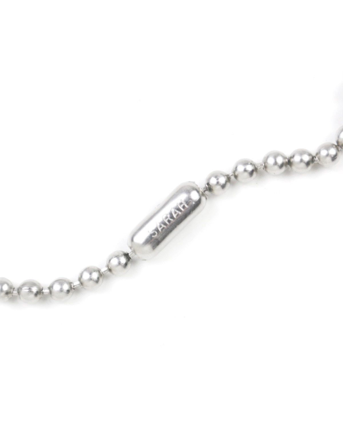 Hysteric Glamour 2000S SARAH JAPAN SILVER-PLATED CROSS BALL CHAIN NECKLACE Size ONE SIZE - 6 Thumbnail