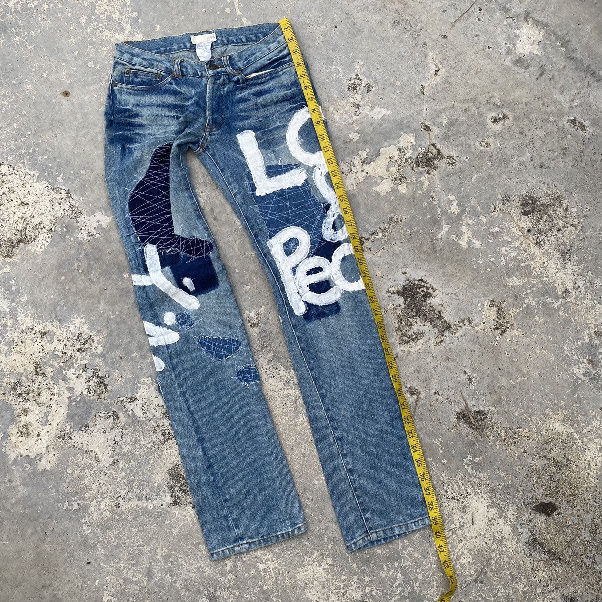 If Six Was Nine vintage classic members patchwork ripped denim jeans Size US 28 / EU 44 - 17 Thumbnail