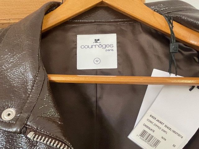 Courreges Vinyl Leather Jacket - Courrèges, Size 52 / M, New Size US M / EU 48-50 / 2 - 6 Thumbnail