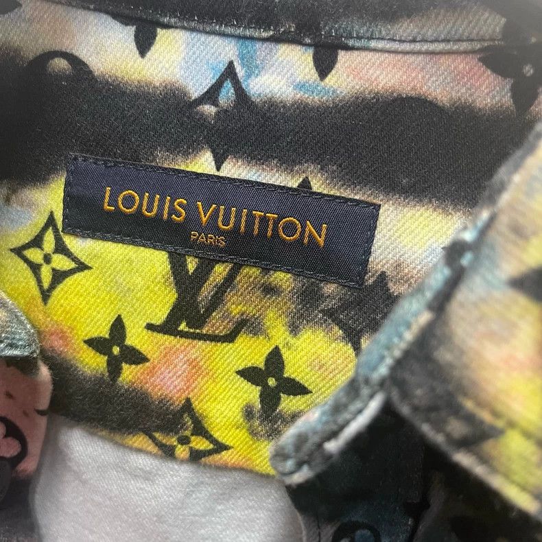 Louis Vuitton Louis Vuitton Tie-dyed full-print denim jacket Size US XS / EU 42 / 0 - 3 Thumbnail