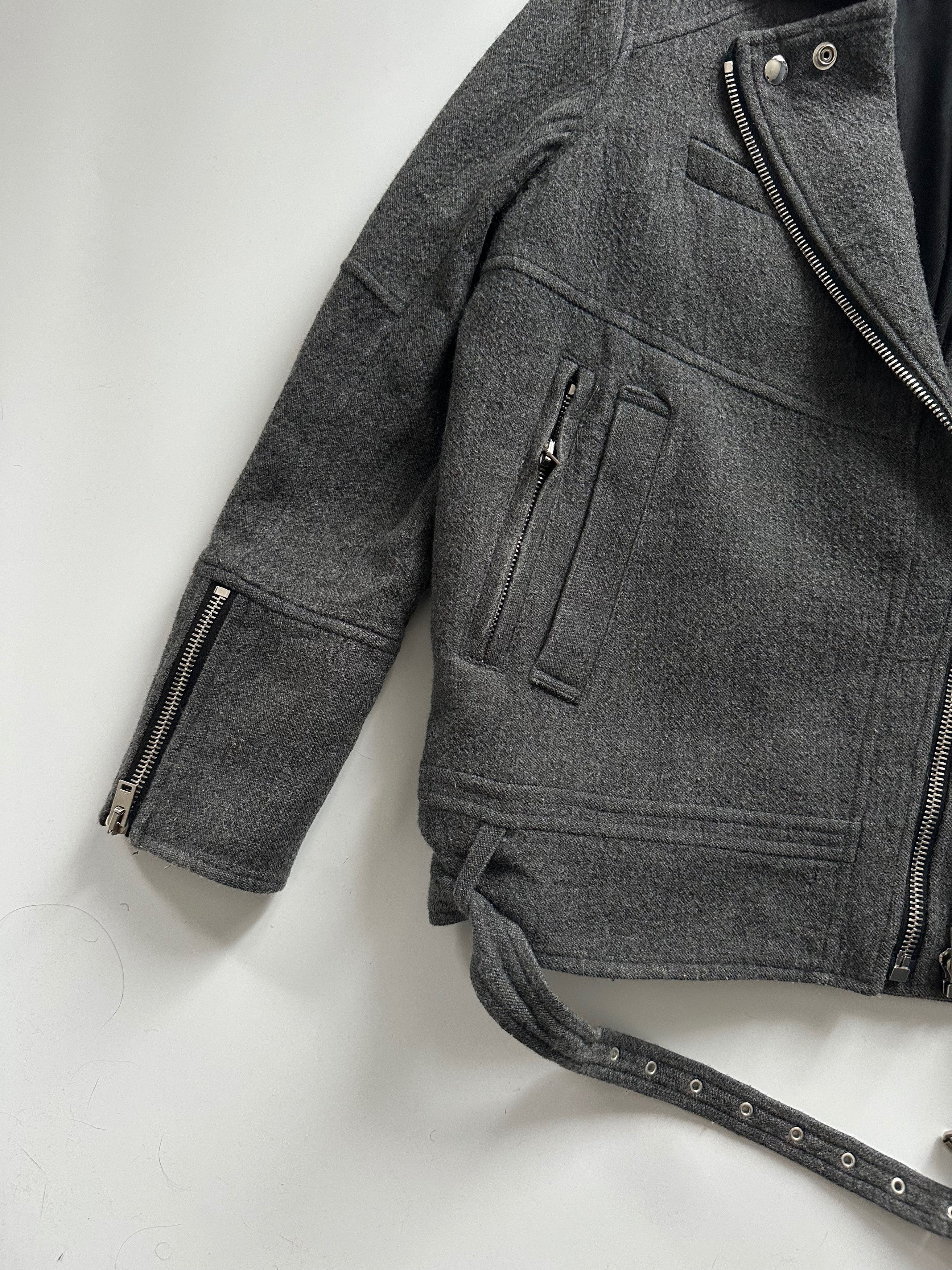 Iro IRO Cidji Wool Blend Bike Style Jacket size 40 Size S / US 4 / IT 40 - 2 Thumbnail