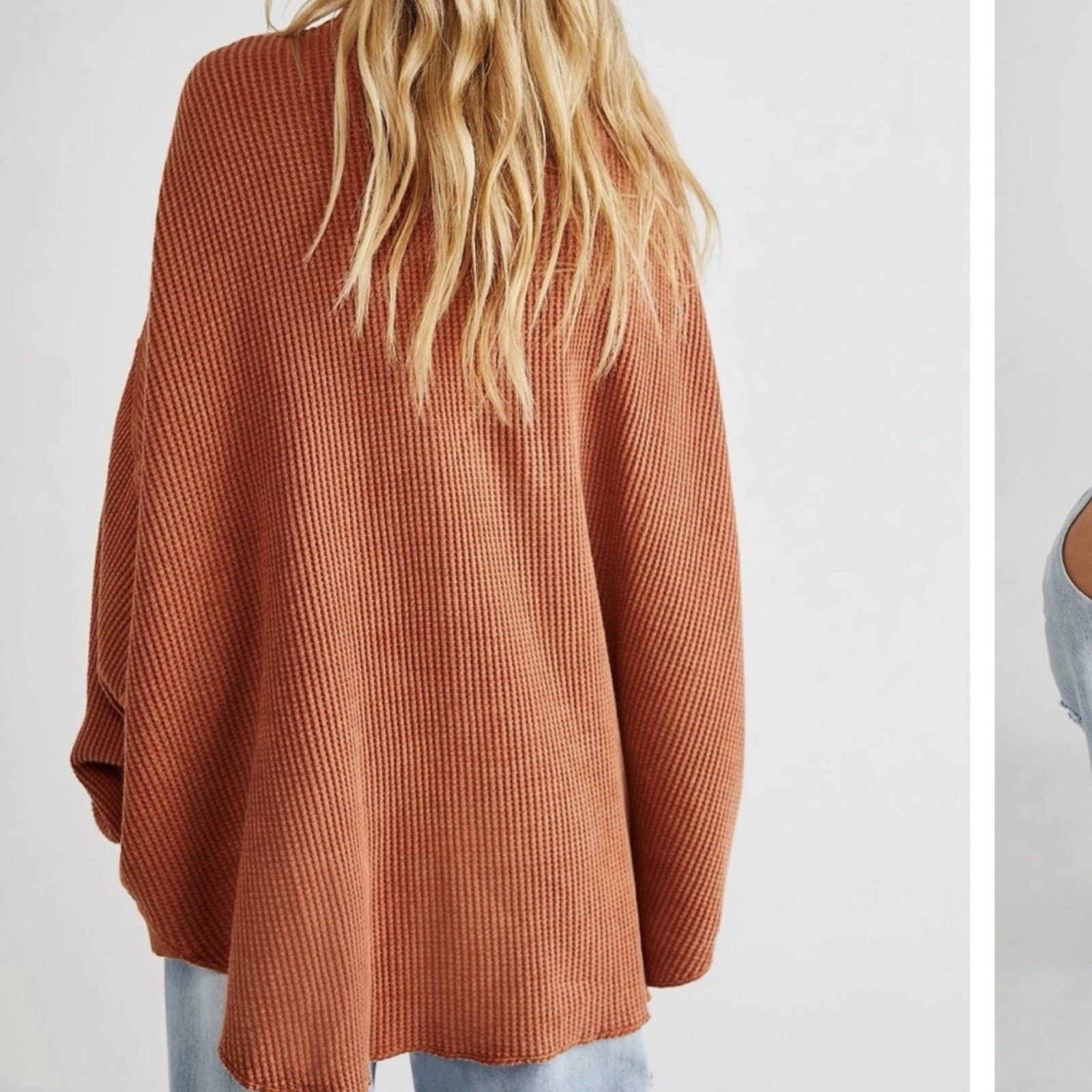 Free People Free People One Scout Waffle Knit Button‑Down Shirt Medium Size M / US 6-8 / IT 42-44 - 11 Thumbnail