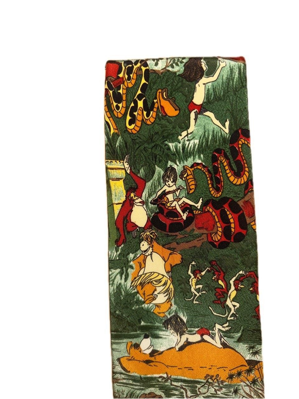 Disney Disney Mowgli silk tie, made in Italy, vintage Size ONE SIZE - 9 Thumbnail
