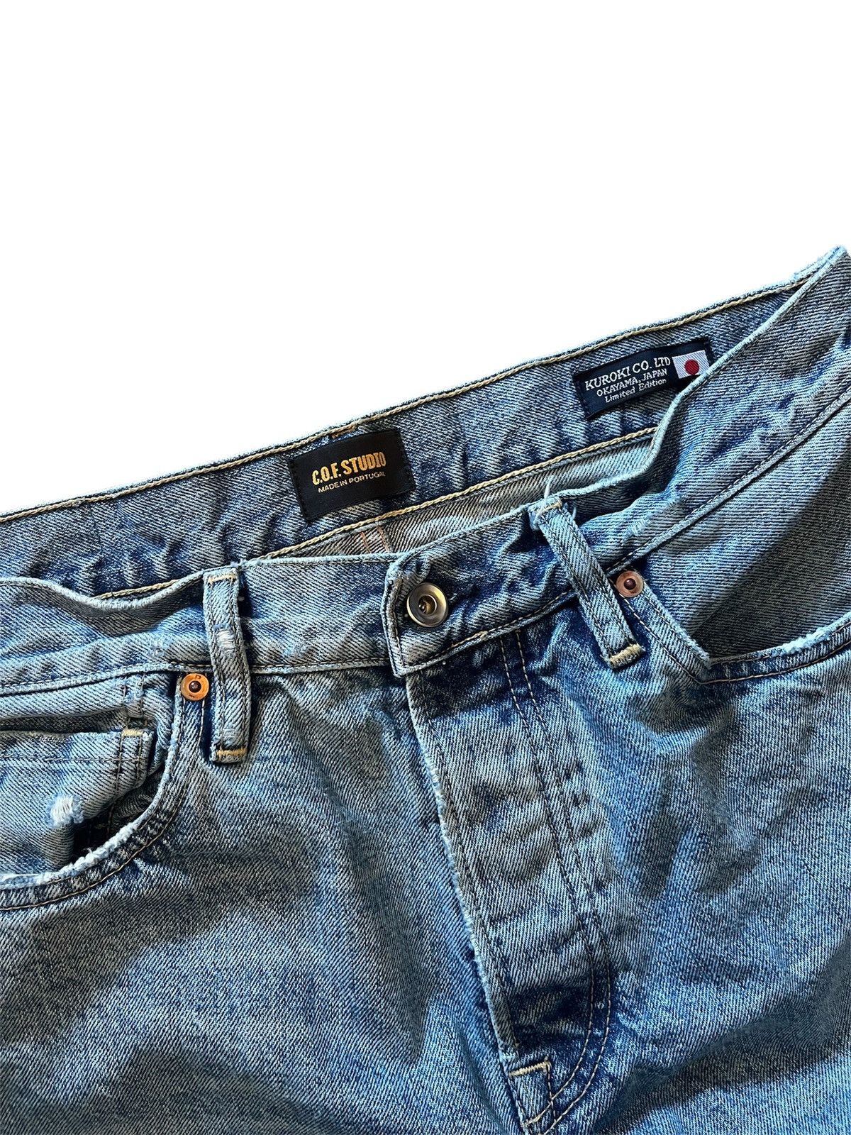 C.O.F. Studio C.O.F Studio M7 13oz Kuroki Selvedge - 6x Wash Mens size 32 Size US 32 / EU 48 - 3 Thumbnail