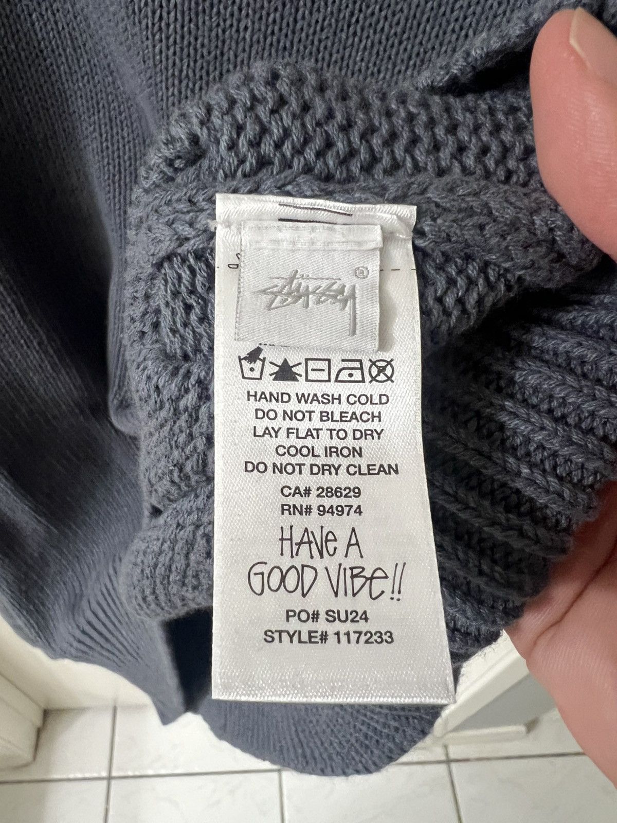 Stussy Stussy surfman knit sweater Size US XL / EU 56 / 4 - 6 Thumbnail