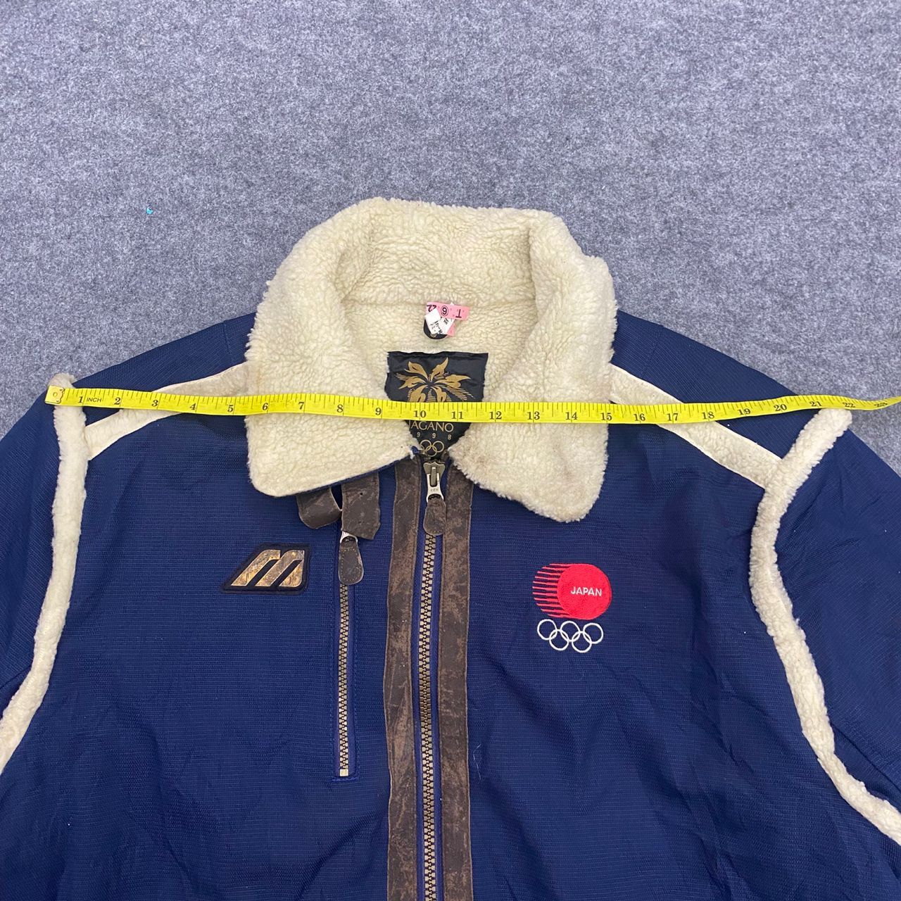 Mizuno Vintage 1998 Mizuno Nagano Japan Olimpic Sherpa Japan Jacket Size US L / EU 52-54 / 3 - 4 Thumbnail