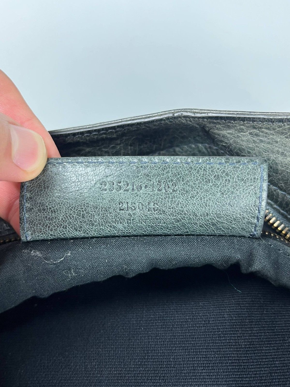 Balenciaga 2012 BALENCIAGA Black Lambskin Leather Motorcycle Velo Bag Size ONE SIZE - 14 Thumbnail