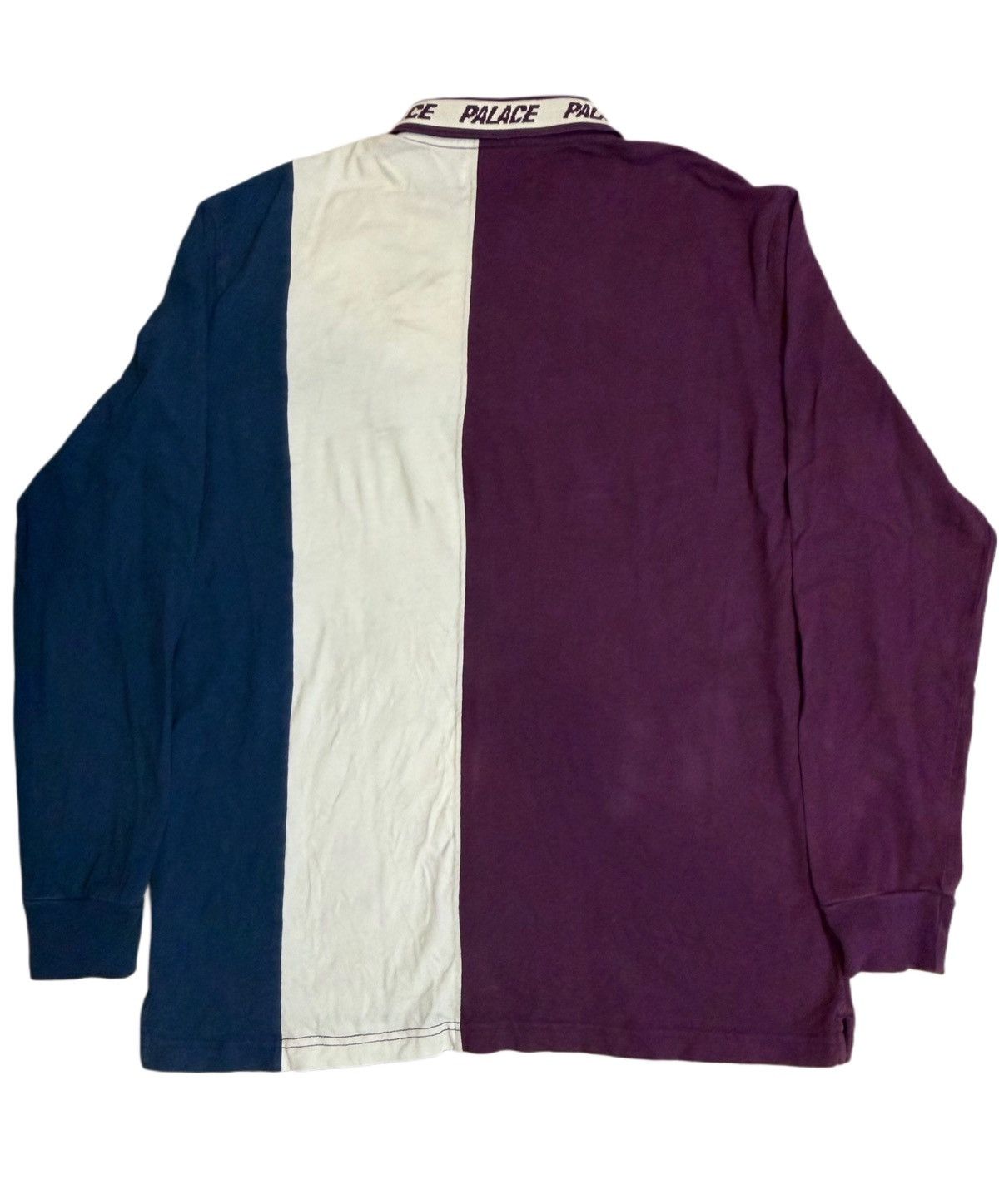 Palace Palace Vertical Tri Stripe Polo Long Sleeve Shirt Size US L / EU 52-54 / 3 - 3 Thumbnail