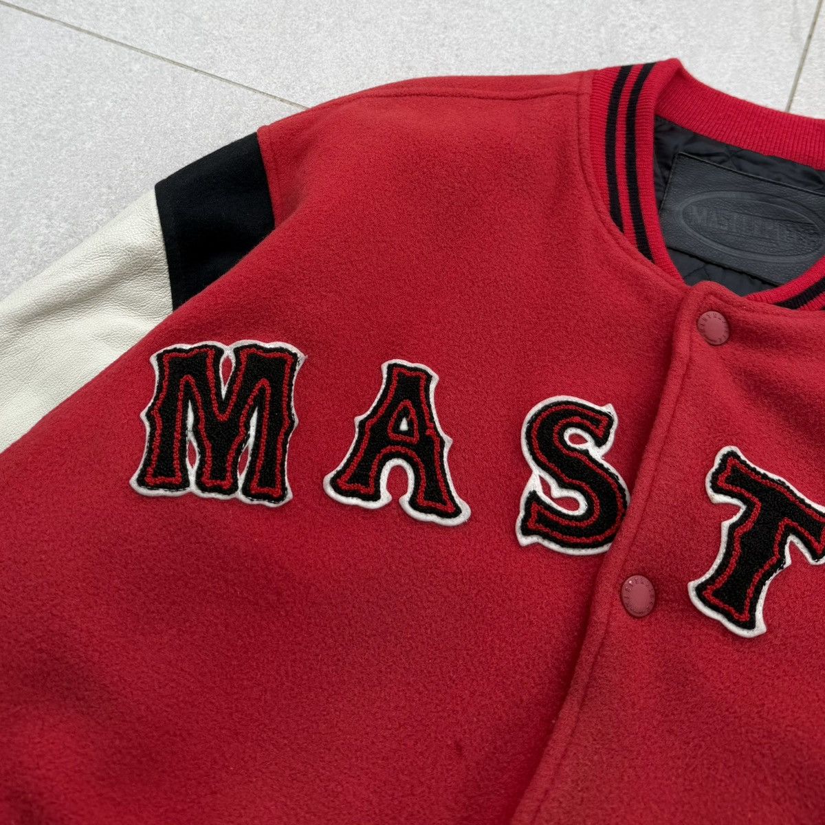 MasterPiece VTG MASTERPIECE Varsity Wool Leather Sleeve Letterman Jacket Size US L / EU 52-54 / 3 - 5 Thumbnail