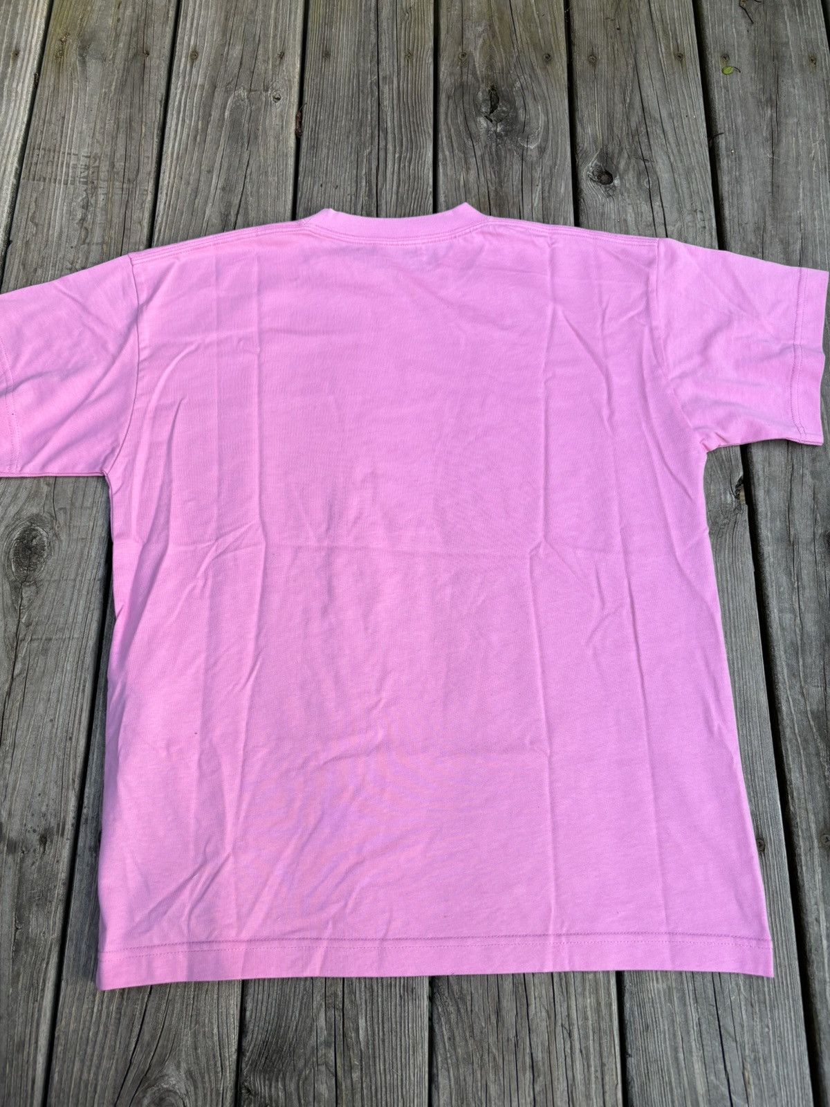 Balenciaga Crystal Logo Tee Pink Size US S / EU 44-46 / 1 - 3 Thumbnail