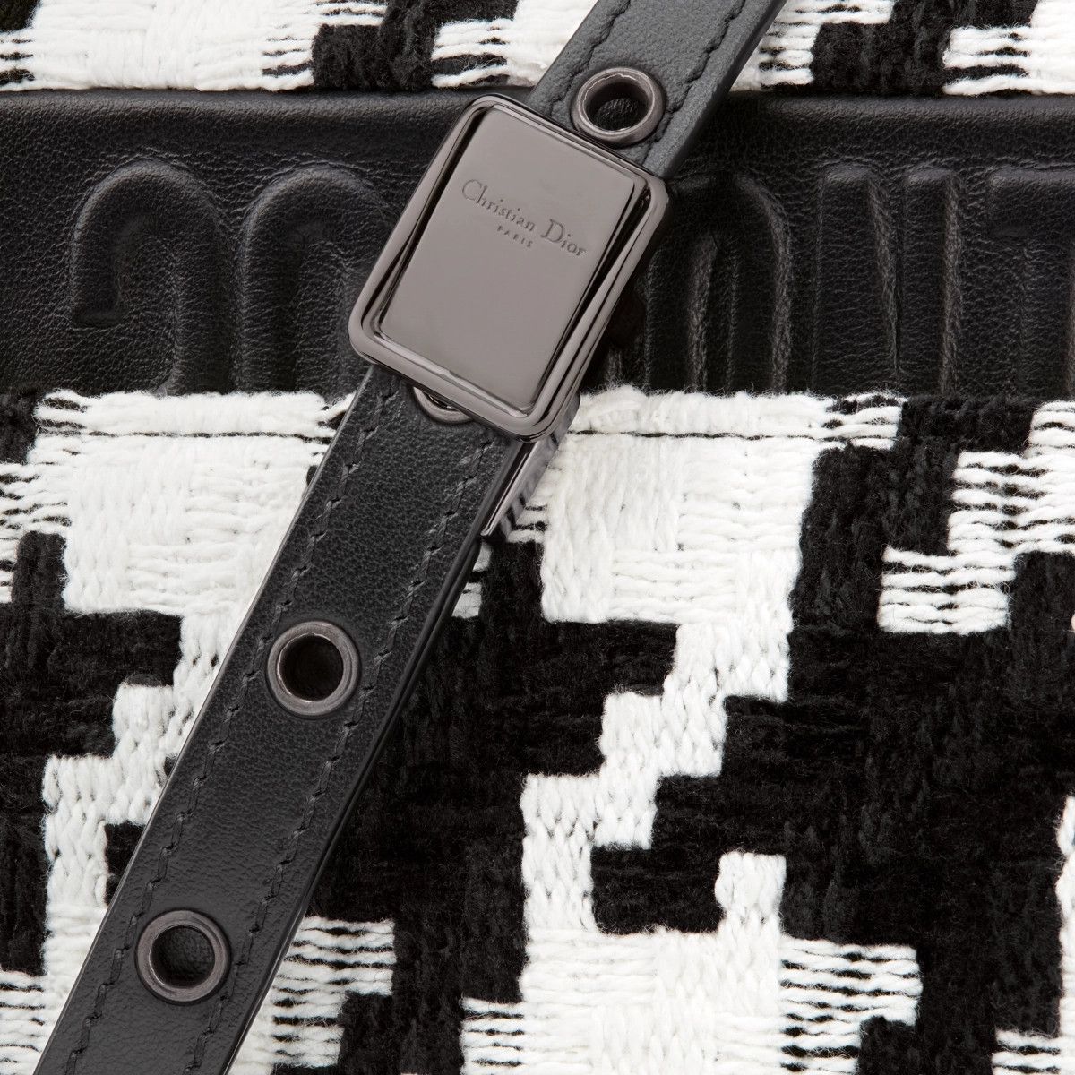 Dior o1bcso1str1124 Size: OS / Caro Bag in Black/White Size ONE SIZE - 6 Thumbnail