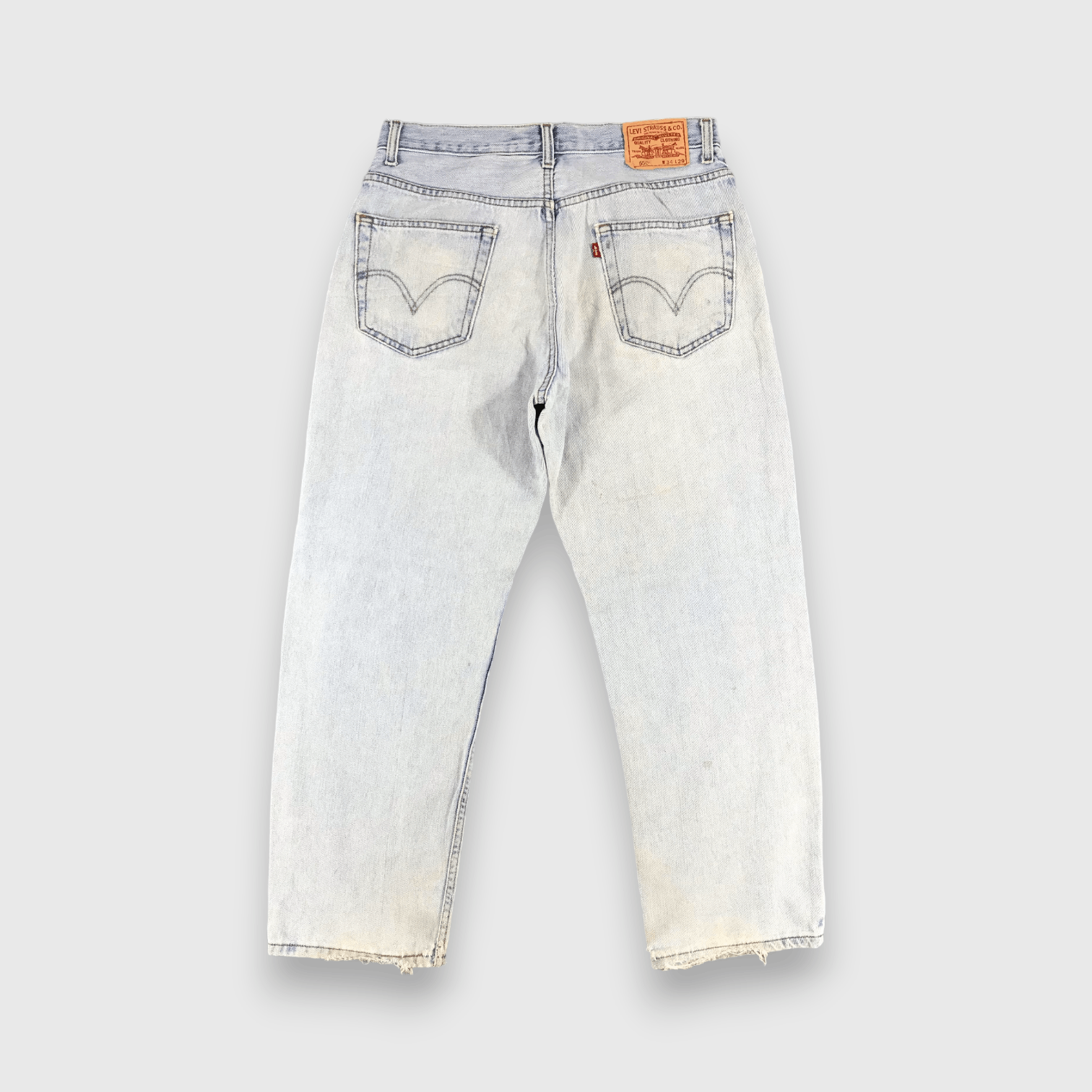 Levi's Vintage Levis 550 Jeans Relaxed Fit Denim-J1048 Size US 33 - 2 Thumbnail
